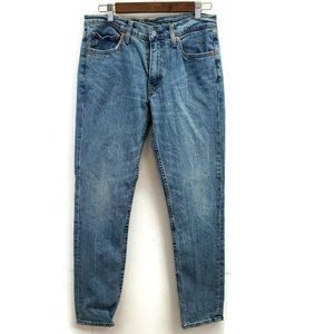 Levis Mens 511 Blue Jeans Size 32x34 Medium Wash Slim Denim Tapered